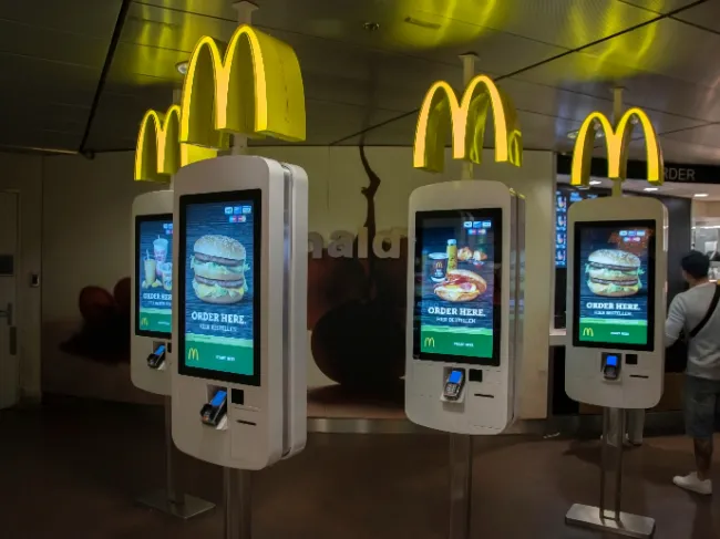 McDonald's self serve machine